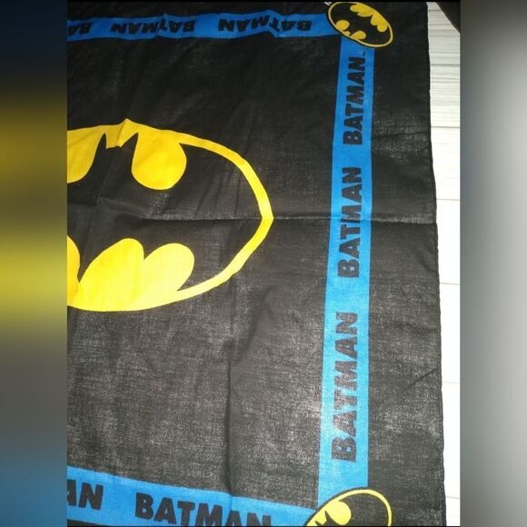 Vintage DC Comics Inc. Batman Graphic Print Bandana Handkerchief USA 1989 - Picture 4 of 8